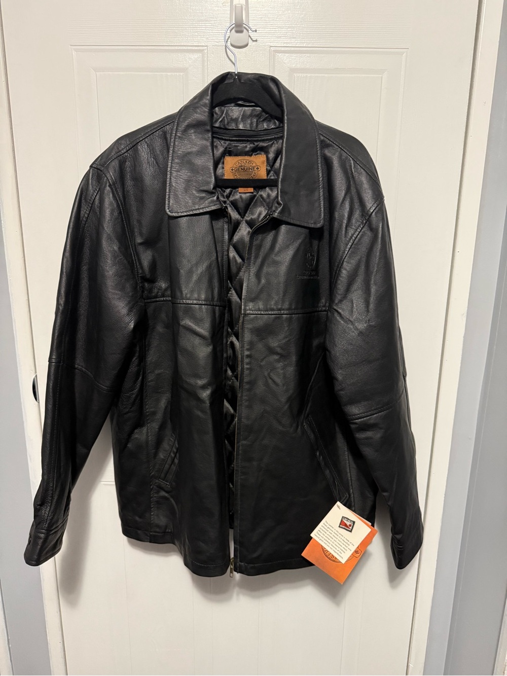 Canada Sportswear Urban Genuine Nappa Leather Jacket Men’s L NWT